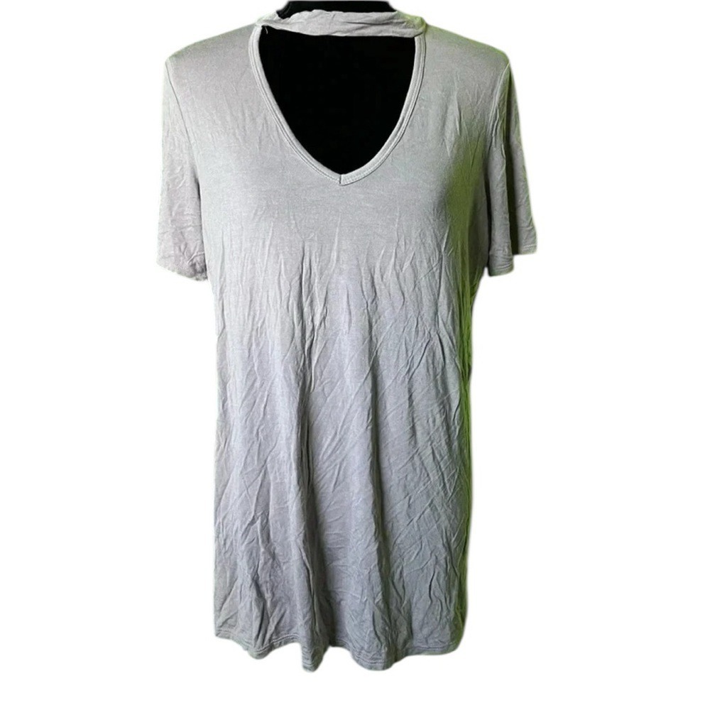143 Story Short Sleeve Top Women Medium Lavender